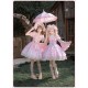 Mademoiselle Pearl Sanrio My Melody Rose Themed Apron Top Skirt Set JSKs and OPs(Reservation/Full Payment Without Shipping)